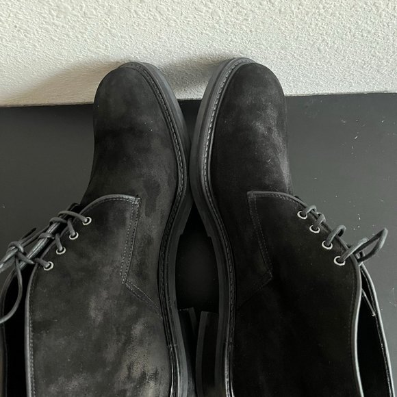 NIB Giorgio Armani Men\'s Black Suede Chukka Boots Size 11 Style X2M138 main image 7